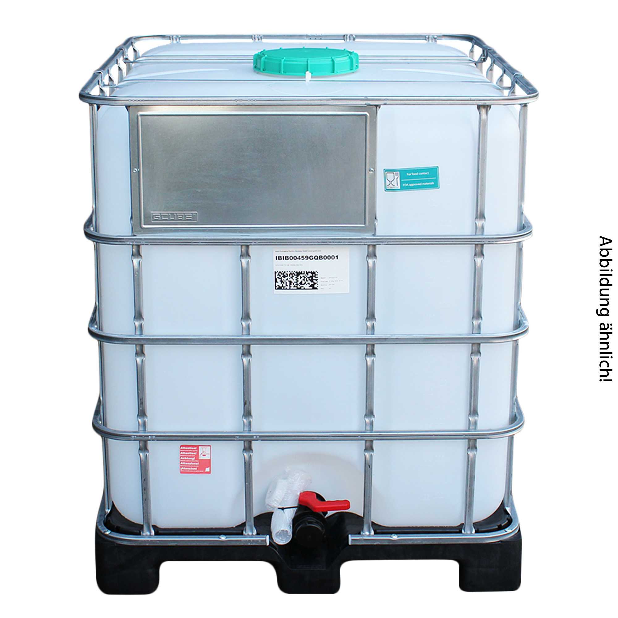 IBC Container 1000l auf Kunststoffpalette mit UN Zulassung NEU 