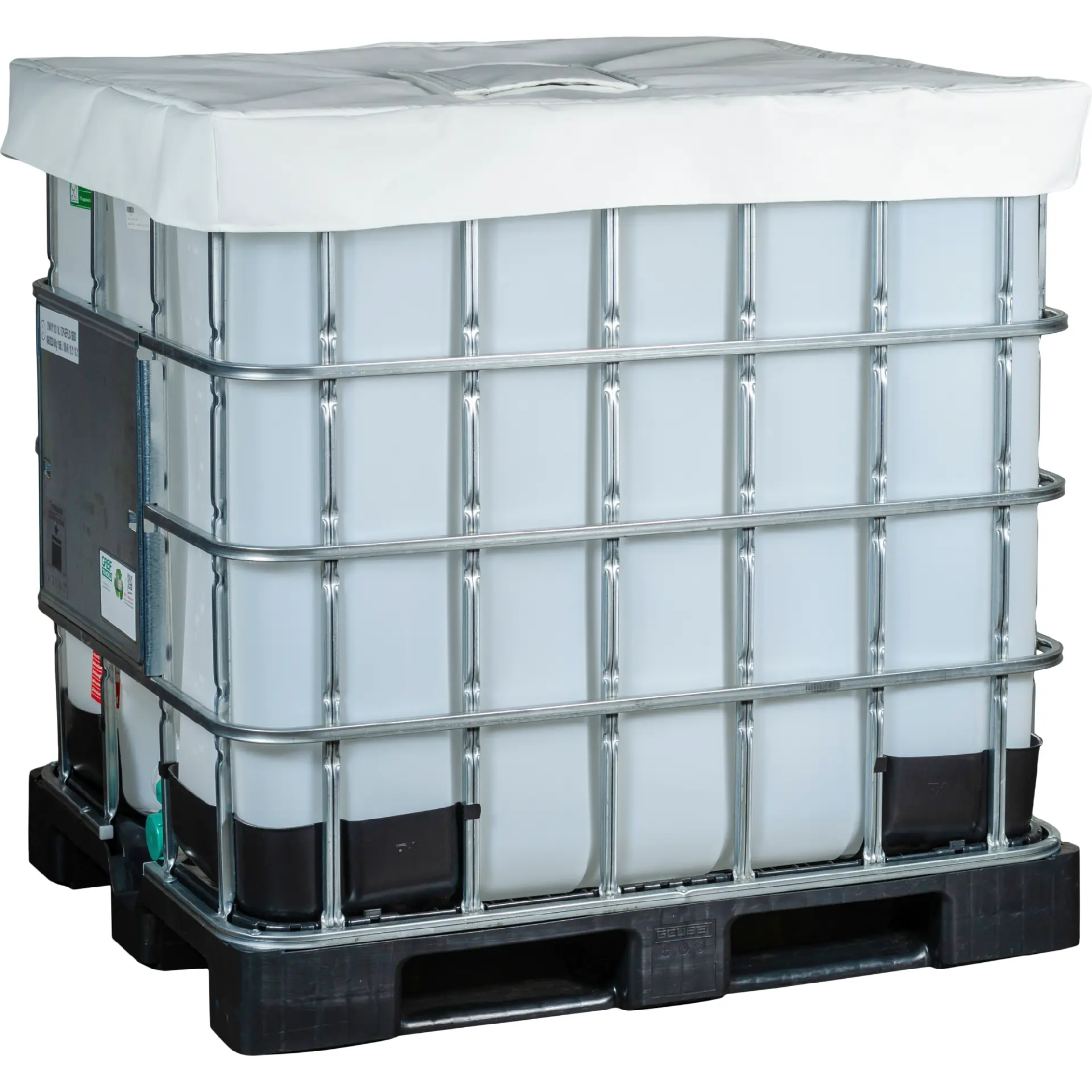 IBC-Behälter, IBC-Tank, Kunststoff-Tank, Metallkäfig, Gasbehälter