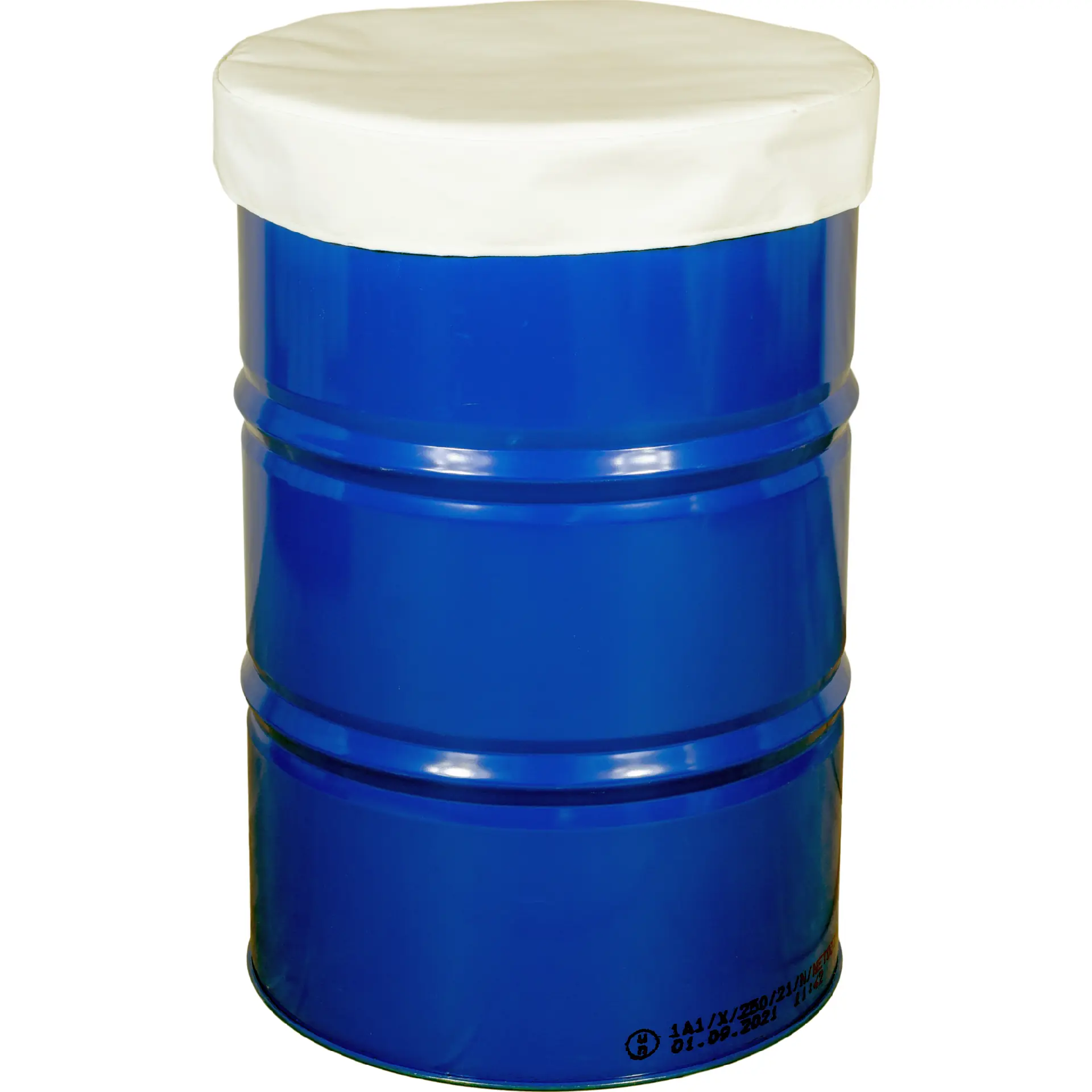 Barrel, Fass, Blau, Metall, Deckel