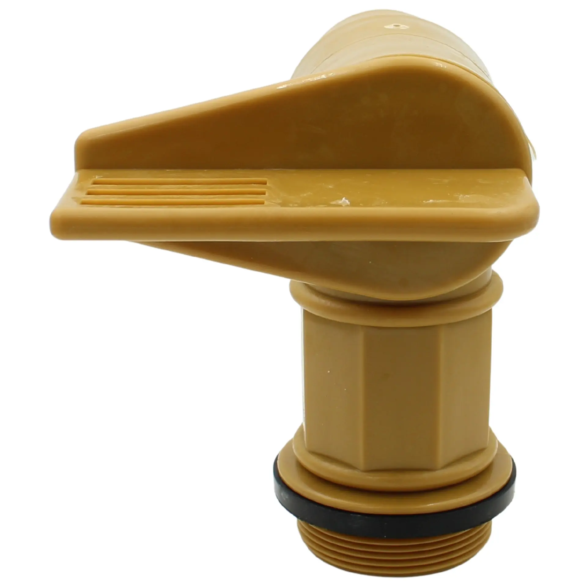 spout, faucet, Bade, Kunststoff, beige