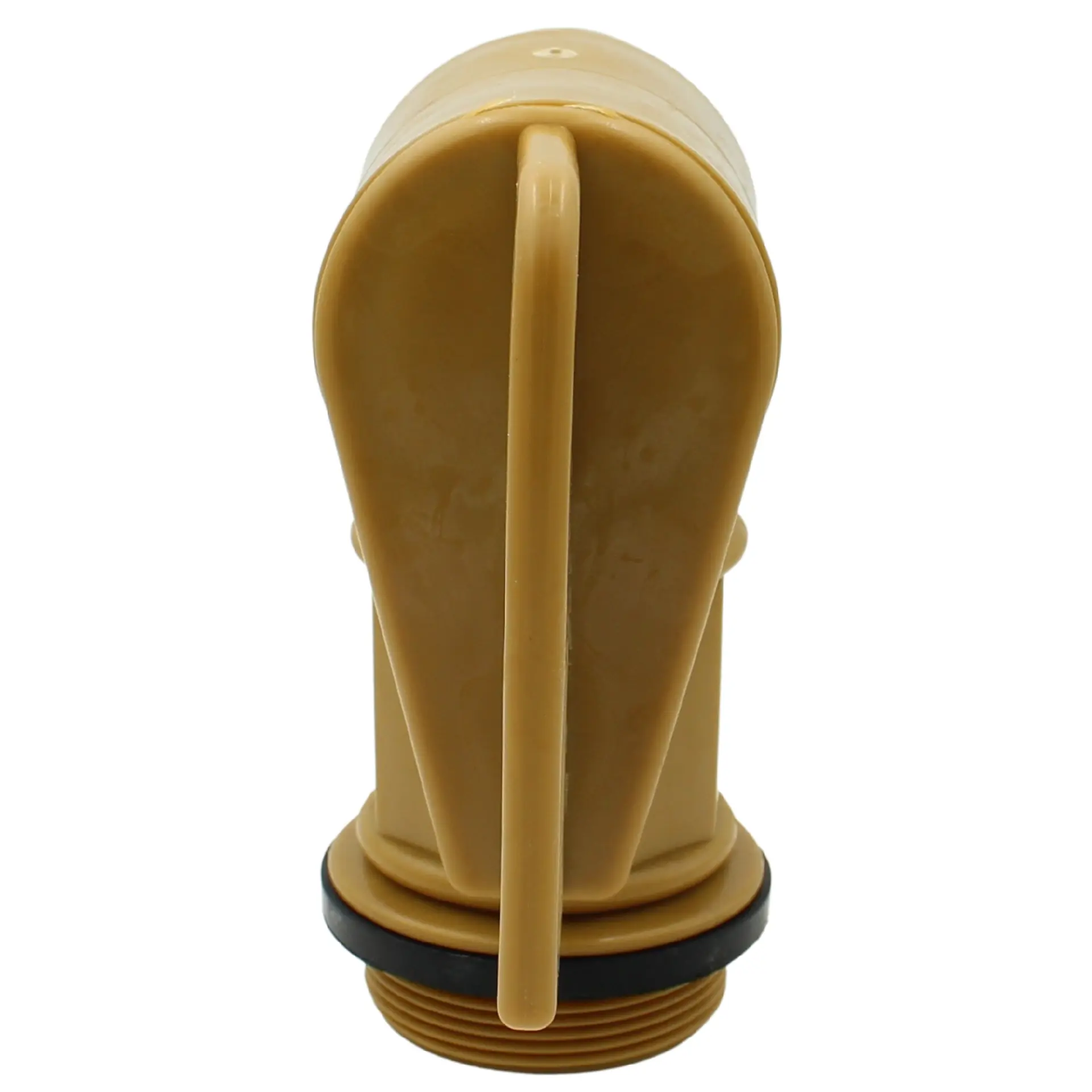 Druckbecher, Thermischer Becher, Kunststoff, Braun, Silikonventil