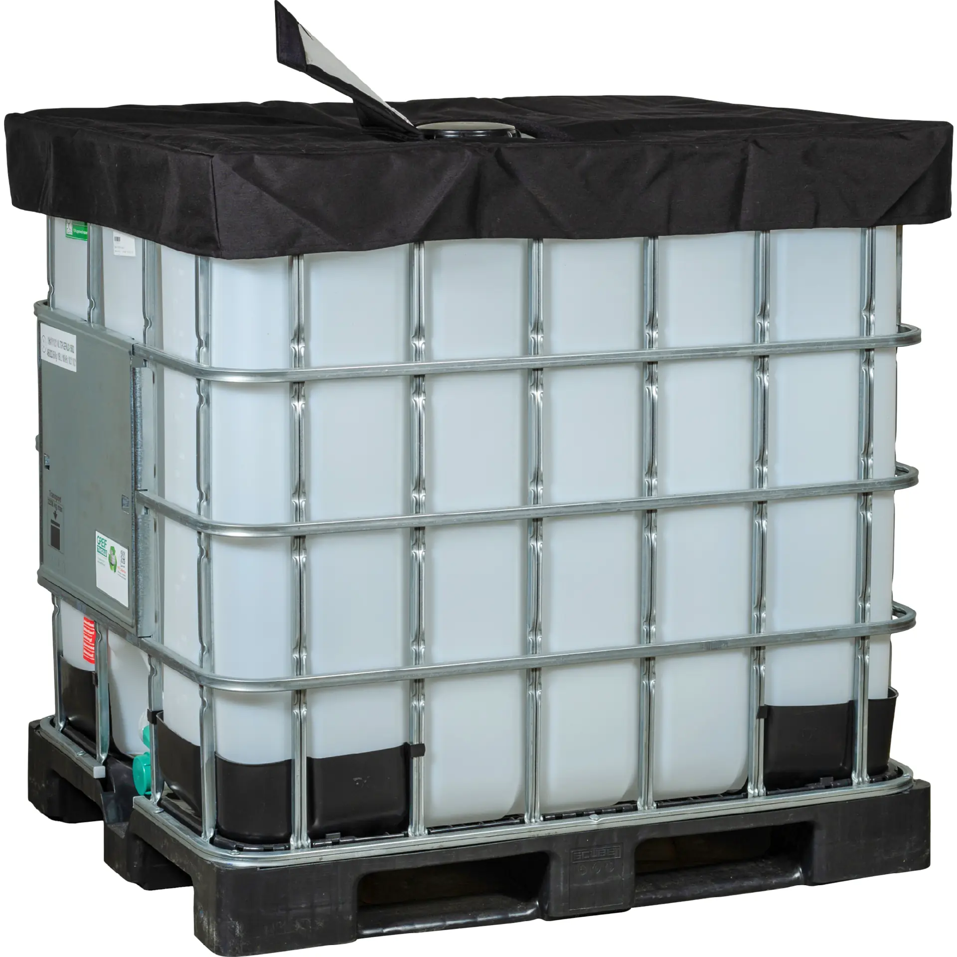 IBC-Behälter, IBC-Tank, Metallrahmen, Kunststofftank, Intermediate Bulk Container
